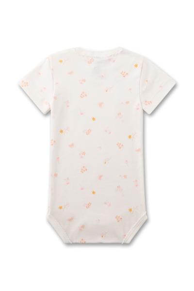 Body halbarm white pebble Blume hinten